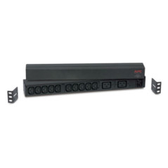  APC BASIC 1U RACK PDU, 240V, 16A, 3.7KW, C13(10), C19(2), IEC-320, 2YR