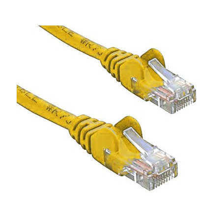 8ware CAT5e Cable 1m - Yellow Color Premium RJ45 Ethernet Network LAN UTP Patch Cord 26AWG CU Jacket