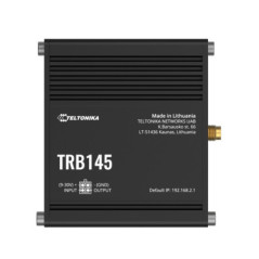 Teltonika TRB145 Industrial Rugged LTE RS485 Gateway, 4G/LTE (Cat 1), Equipped with RS485, Compatible with Industrial DNP3, PSU 