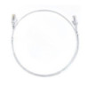 8ware CAT6 Ultra Thin Slim Cable 5m / 500cm - White Color Premium RJ45 Ethernet Network LAN UTP Patch Cord 26AWG for Data