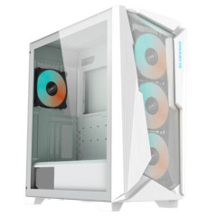 Gigabyte C301 RGB Tempered Glass E-ATX White Mid Tower Gaming Chassis  2x3.5' 2x2.5' 2xUSB3.0 Detachable Dust Filter Liquid Cool