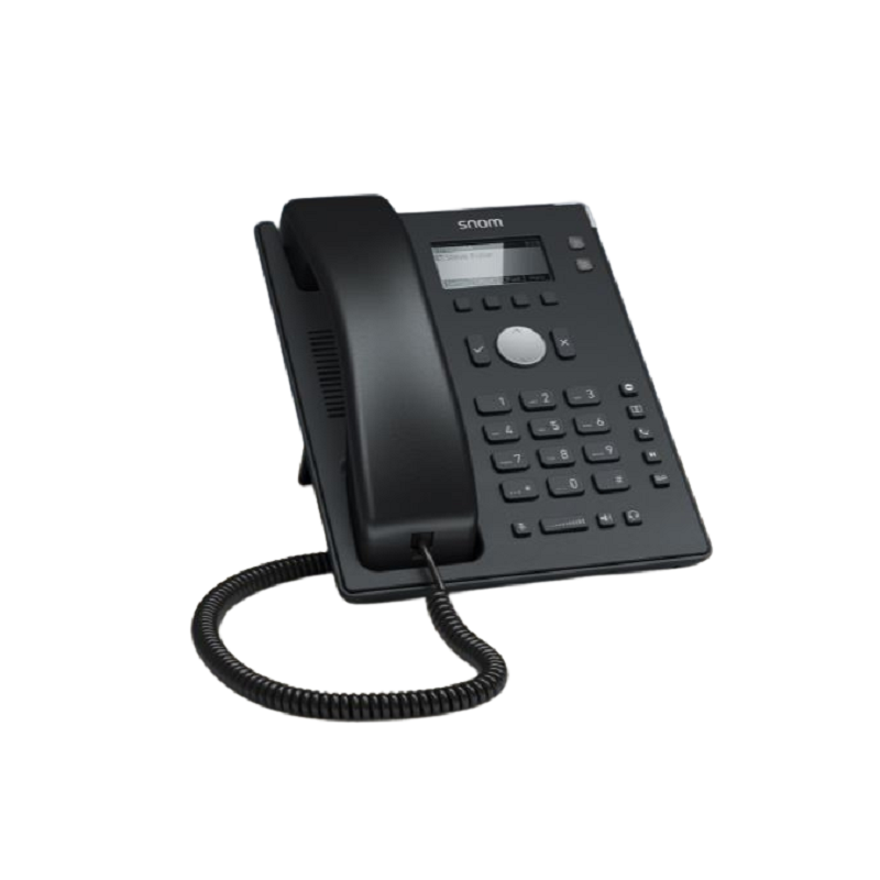 SNOM D120 2 Line IP Phone, Entry-level, 132 x 64px display with backlight, POE, Wall mountable