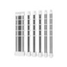 (LSAntec CIP4 Cable Kit White Grey - 6 Pack, 24ATX, 4+4 EPS, 16AWG Thicker, High Performance 300mm long Length. Premium Sleeved 