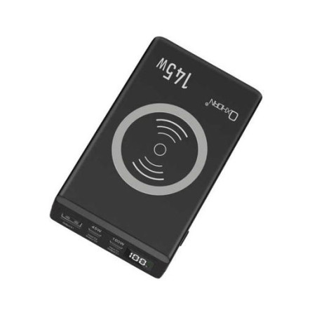 Oxhorn USB C PD Laptop Power Bank 145w 20,000mAh 2 USB-C 1 USB-A  Wireless Charge PD3.0 QC4.0 for Macbook, HP,Tablet. Smartphone