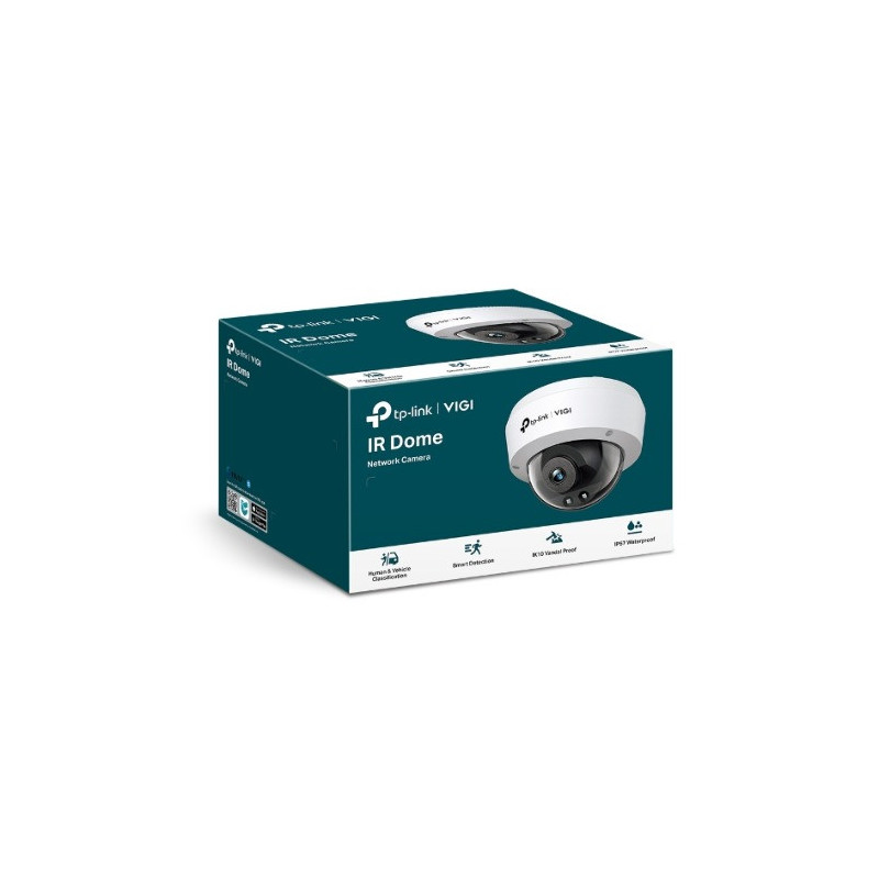 TP-LINK VIGI C240 4MM 4MP IR DOME NETWORK CAMERA, 3YR