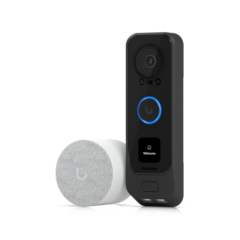Ubiquiti UniFi Protect G4 Doorbell Pro PoE Kit,5MP CMOS Camera,Night Mode IR Up To 20ft, PoE Power, Includes PoE Chime, WeatherP