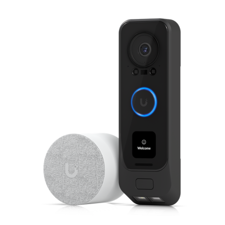 Ubiquiti UniFi Protect G4 Doorbell Pro PoE Kit,5MP CMOS Camera,Night Mode IR Up To 20ft, PoE Power, Includes PoE Chime, WeatherP