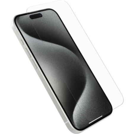 OtterBox Premium Glass Antimicrobial Apple iPhone 15 Pro Max (6.7') Screen Protector Clear - (77-93960), DROP+ 3ft Protection,2 