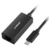 mbeatÂ®  USB-C Gigabit Ethernet Adapter - Black Fast and secure RJ45, up to 1000Mbps speed. Plug-and-play Compact and lightweigh