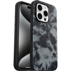 OtterBox Symmetry+ MagSafe Apple iPhone 15 Pro (6.1') Case Burnout Sky (Black) - (77-93361),Antimicrobial, DROP+ 3X Military Sta