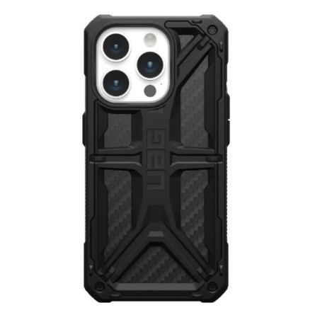 UAG Monarch Apple iPhone 15 Pro (6.1') Rugged Case - Carbon Fiber (114278114242), 20ft. Drop Protection (6M), 5 Layers Protectio