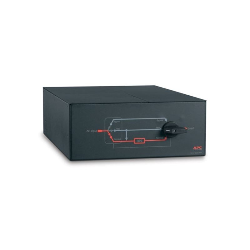 APC (SBP10KRMI4U) SRV BYPASS PANEL- 230V; 100A; MBB; HW IN; IEC-320 OUT- (8) C13 (2) C19