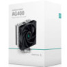 DeepCool AG400 CPU Cooler 4 Heat Pipes, 120mm PWM Fan, Intel LGA1851/1700/1200/115X AMD AM5/AM4