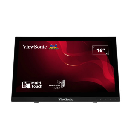 ViewSonic TD1630-3 16' 10 Point Projected Capactitive Touch, HDMI and VGA, Dual Speakers, Durable, Scratch Resistant, VESA 75, M