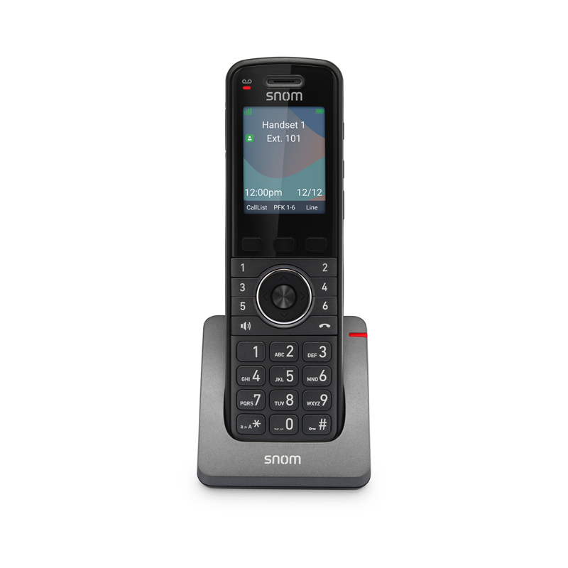 SNOM M55 DECT Handset, Bluetooth, HD Audio Quality, Long Standby time, Backlit Keys, Advanced Audio Quality,  For PSU Use IPS-46