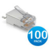 Ubiquiti UISP Surge Protection Connector SHD, 100 Pack, Sheilded Cable RJ45 Connector, Replaces TC-Con, 2Yr Warr