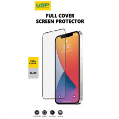 USP Apple iPhone 16 / iPhone 15 (6.1') Tempered Glass Screen Protector : Full Coverage, 9H Hardness, Bubble-Free, Anti-fingerpri
