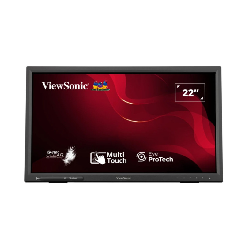 ViewSonic TD2223-2 22' IR Touch Monitor,  Intuitive 10-point touchscreen, Finger, stylus, and glove touch compatible, Magnetic p