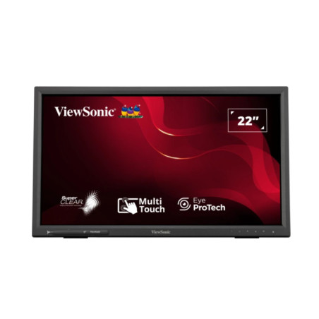 ViewSonic TD2223-2 22' IR Touch Monitor,  Intuitive 10-point touchscreen, Finger, stylus, and glove touch compatible, Magnetic p