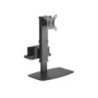 Brateck Vertical Lift Monitor Stand With Thin Client CPU Mount  Fit Most 17'-32' Monitor Up to 8KG VESA 75x75,100x100(Black) (LS