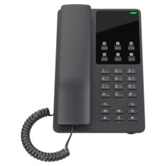Grandstream GHP621W Desktop Hotel Phone, Built-in WiFi, Black, 2 SIP Accounts, 2 Lines, 3-way Audio Conferencing, Hearing Aid Co