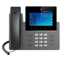 Grandstream GXV3450 16 Line Android IP Phone, 16 SIP Accounts, 1280 x 800 Colour Touch Screen, 2MB Camera, Built In Bluetooth+Wi