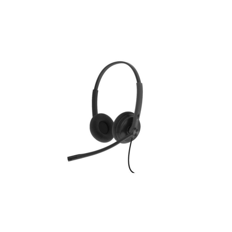 Yealink UH34 Special Edition Dual UC USB Headset, USB-A  3.5mm, Audio Clarity, Noise Cancelling Microphone, Leather Ear Cushions