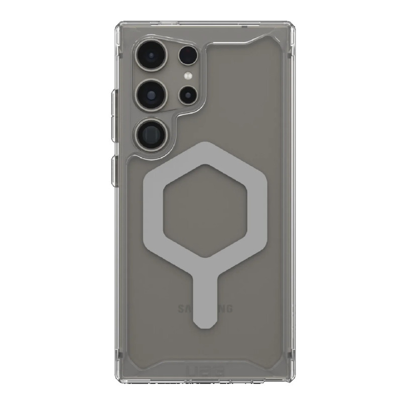 UAG Plyo Pro Magnetic Samsung Galaxy S24 Ultra 5G (6.8') Rugged Case - Ice/Silver (214431114333),16ft. Drop Protection (4.8M), 1