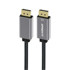 mbeatÂ® Tough Link 1.8m Display Port Cable v1.4 - Connects Computer, Laptop to HDTV, Monitor, Gaming Console, Supports 8K@60Hz (