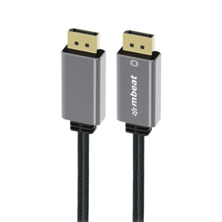 mbeatÂ® Tough Link 1.8m Display Port Cable v1.4 - Connects Computer, Laptop to HDTV, Monitor, Gaming Console, Supports 8K@60Hz (