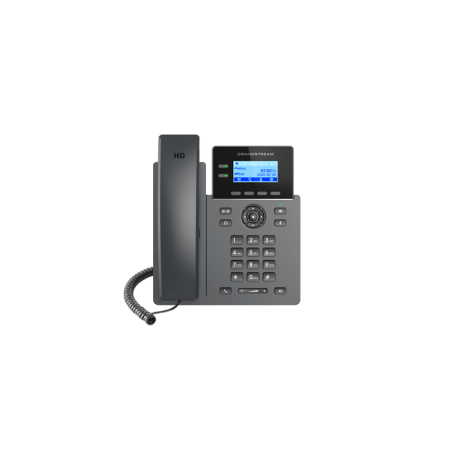 Grandstream GRP2602W Carrier Grade 2 Line IP Phone, 2 SIP Accounts, 2.2' LCD, 132x48 Screen, HD Audio, Wi-Fi, 5 way Conference, 