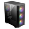 MSI MAG FORGE M100R BLACK, Micro ATX Case, 1x USB 3.2, 2x USB 2.0, 1x Audio, 1x Mic, 4x PCI-E, 2x 2.5', 2x 3.5', Micro ATX / Min