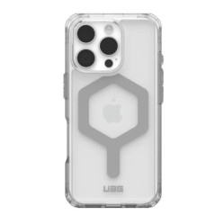 UAG Plyo MagSafe Apple iPhone 16 Pro (6.3') Rugged Case - Ice/Silver (114480114333), 16ft. Drop Protection (4.8M), Armored Shell