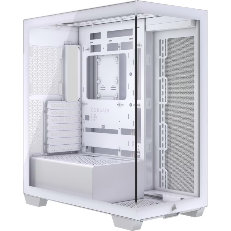 Corsair 3500X Mid-Tower PC Case, White â 506Ã240Ã460mm, ATX/E-ATX, 425mm GPU, 170mm CPU, 360 rad side/top, TG panel, USB-C, 