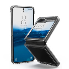 UAG Plyo Samsung Galaxy Z Flip5 5G (6.7') Rugged Case - Ice (214357114343), DROP+ Military Standard, Raised Screen Surround, 10 