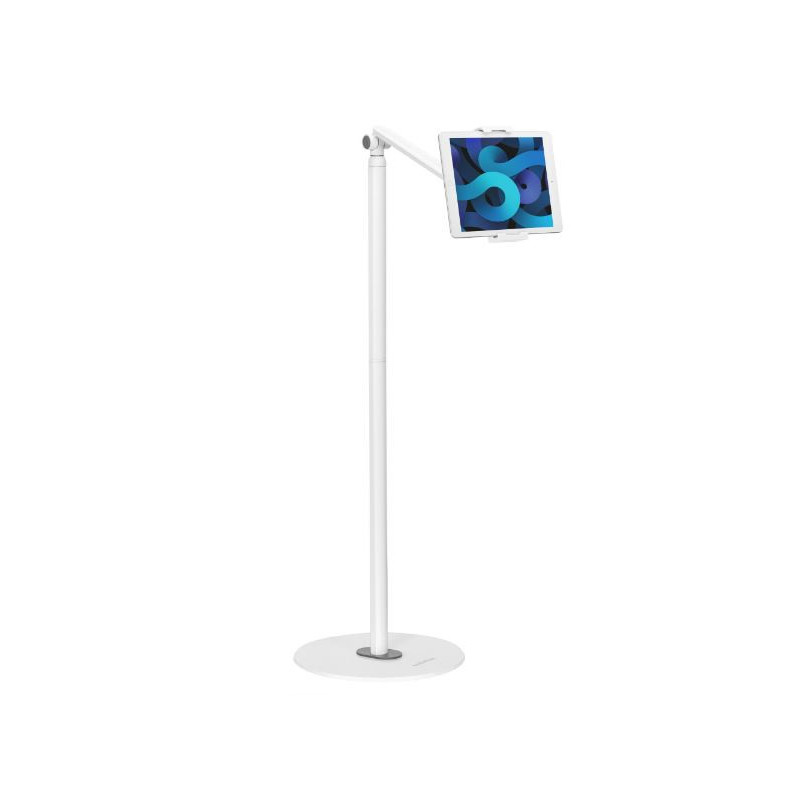 mbeatÂ® activiva Universal iPad & Tablet Floor Stand Stand Tall Secure and Robust Freestyle Adjustment Mobile Display Stand Mate