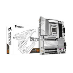Gigabyte B650 AORUS ELITE AX ICE AMD B650 AM5 ATX Motherboard 4x DDR5~192GB,3x PCIe x16, 3x M.2, 4x SATA 6, 2x USB 3.2, 1x USB-C