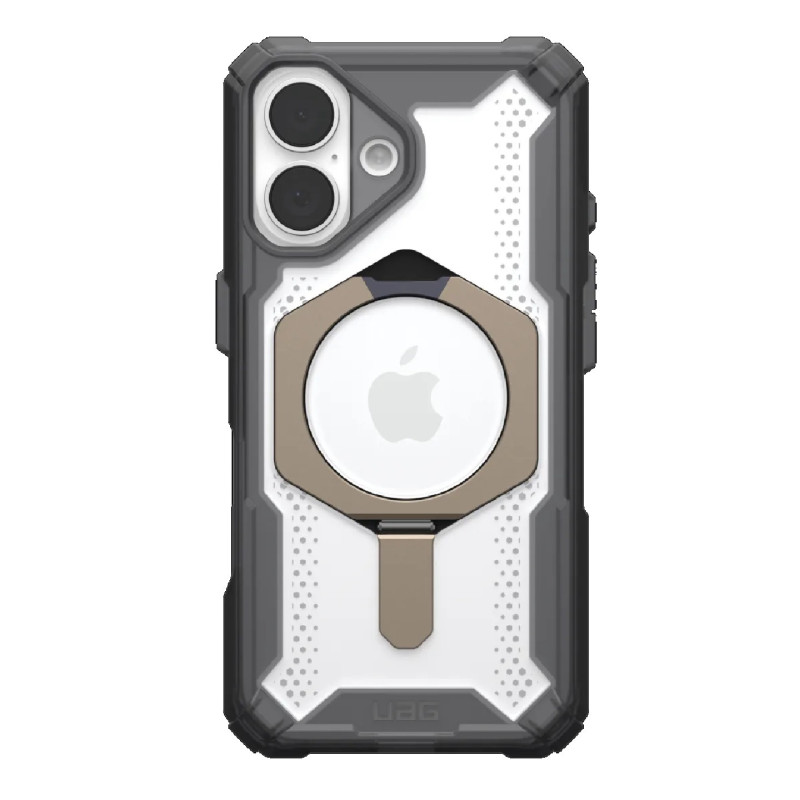 UAG Plasma XTE MagSafe Apple iPhone 16 (6.1') Rugged Case - Ash/Titanium (114476113136),20ft. Drop Protection (4.8M),Enhanced Co