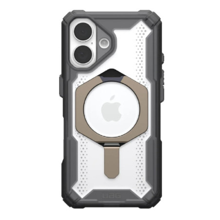 UAG Plasma XTE MagSafe Apple iPhone 16 (6.1') Rugged Case - Ash/Titanium (114476113136),20ft. Drop Protection (4.8M),Enhanced Co