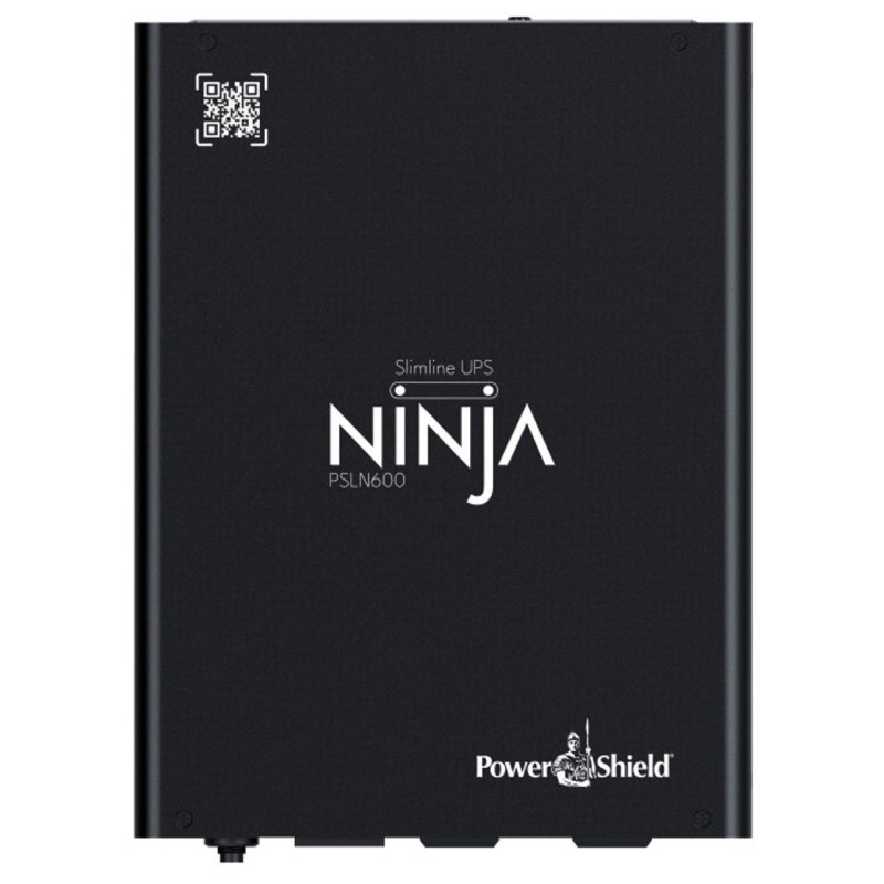 POWERSHIELD NINJA SLIMLINE UPS, 600VA LIFEPO4, 2YR