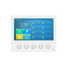 Fanvil i53W Indoor SIP Station, 6 SIP Lines, 5 Buttons, PoE, 7' Colour Touch Screen, Linux, ONVIF, 2Yr Warranty