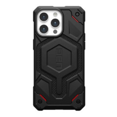 UAG Monarch Pro MagSafe Apple iPhone 15 Pro Max (6.7') Rugged Case - Kevlar Black (114222113940), 25ft. Drop Protection (7.6M), 