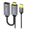 mbeatÂ® Tough Link HDMI to DisplayPort Adapter with USB Power  Seamless Signal Transfer  Plug-and-Play Convenience Cable Length: