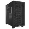 Corsair 3000D AIRFLOW Mid-Tower PC Case - Black, ATX, 360mm GPU, 170mm CPU cooler, 220mm PSU, 360mm rad, 2x SP120, 2x USB-C 3.2 