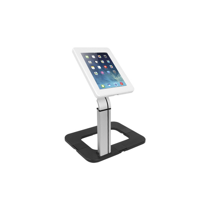 Brateck Anti-theft Countertop Tablet Kiosk Stand with Aluminum Base Fit Screen Size  9.7'-10.1' 368x277x481mm Anti-theft Lock wi