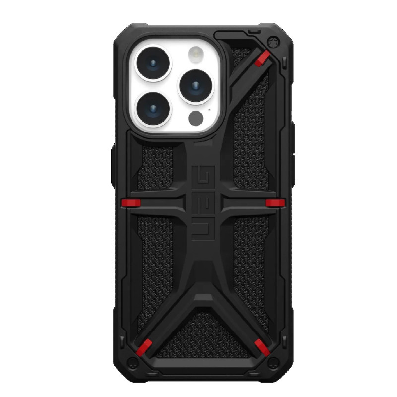 UAG Monarch Kevlar Apple iPhone 15 Pro (6.1') Rugged Case - Kevlar Black(114278113940),20ft. Drop Protection(6M),5 Layers Protec