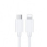 USP Lightning to USB-C Fast Charge Cable (1M) White - Support 2.4A, Premium Quality,480Mbps Transfer, Tested 10K+ Bend, Apple iP