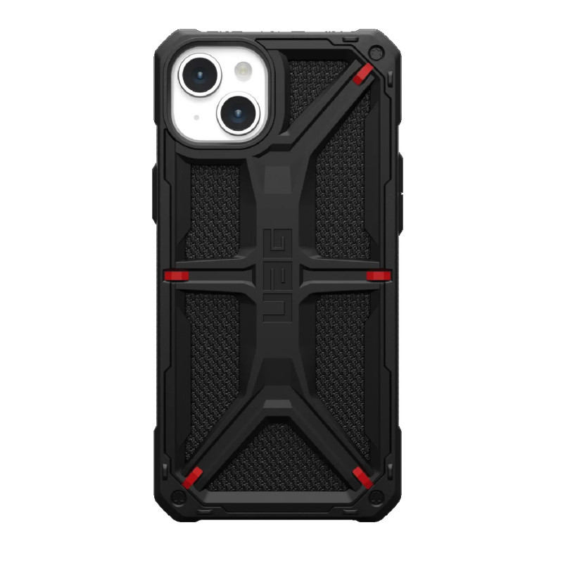 UAG Monarch Kevlar Apple iPhone 15 Plus (6.7') Rugged Case - Kevlar Black (114309113940), 20ft. Drop Protection (6M), 10 Years W