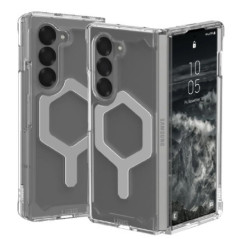 UAG Plyo Pro Samsung Galaxy Z Fold6 5G (7.6') Rugged Case - Ice/Silver (214453114333), DROP+ Military Standard, Air-soft Corners