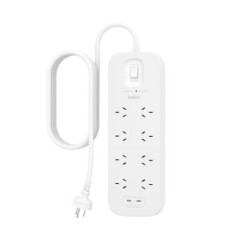 8-OUTLET SURGE PROTECTOR WITH DUAL USB-C